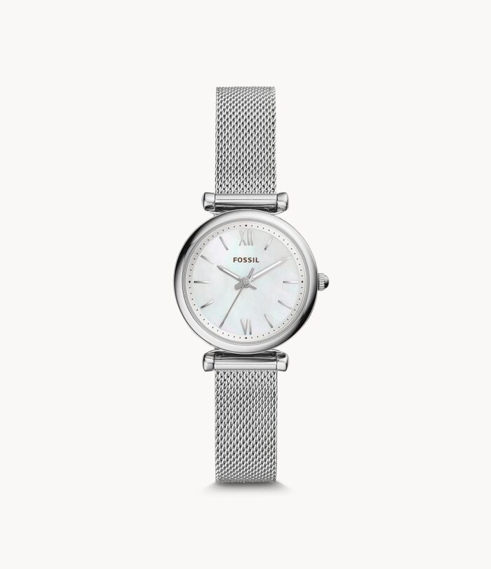 Carlie Three-Hand Stainless Steel Watch Jewelry