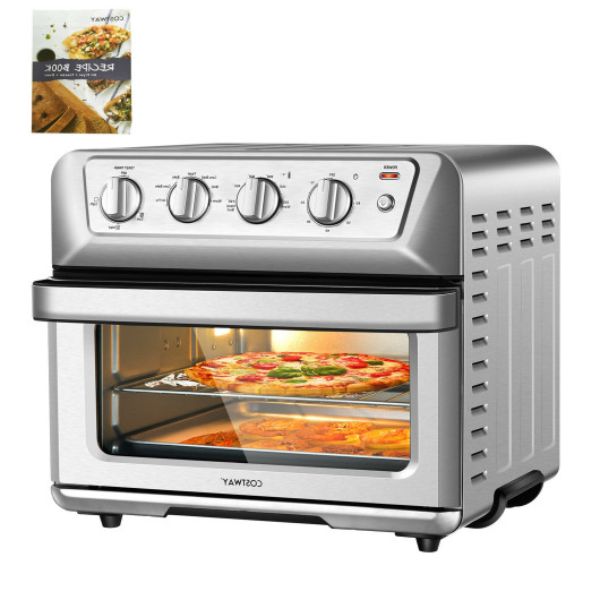 ES10044US 21.5 qt. 1800W Air Fryer Toaster Countertop Convection Oven with Recipe