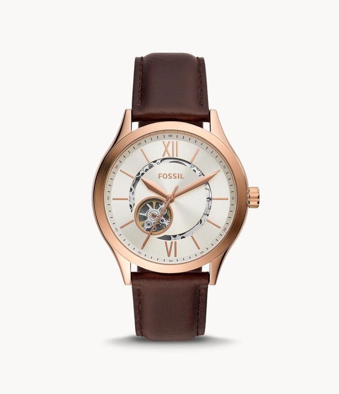 Fenmore Automatic Brown Leather Watch