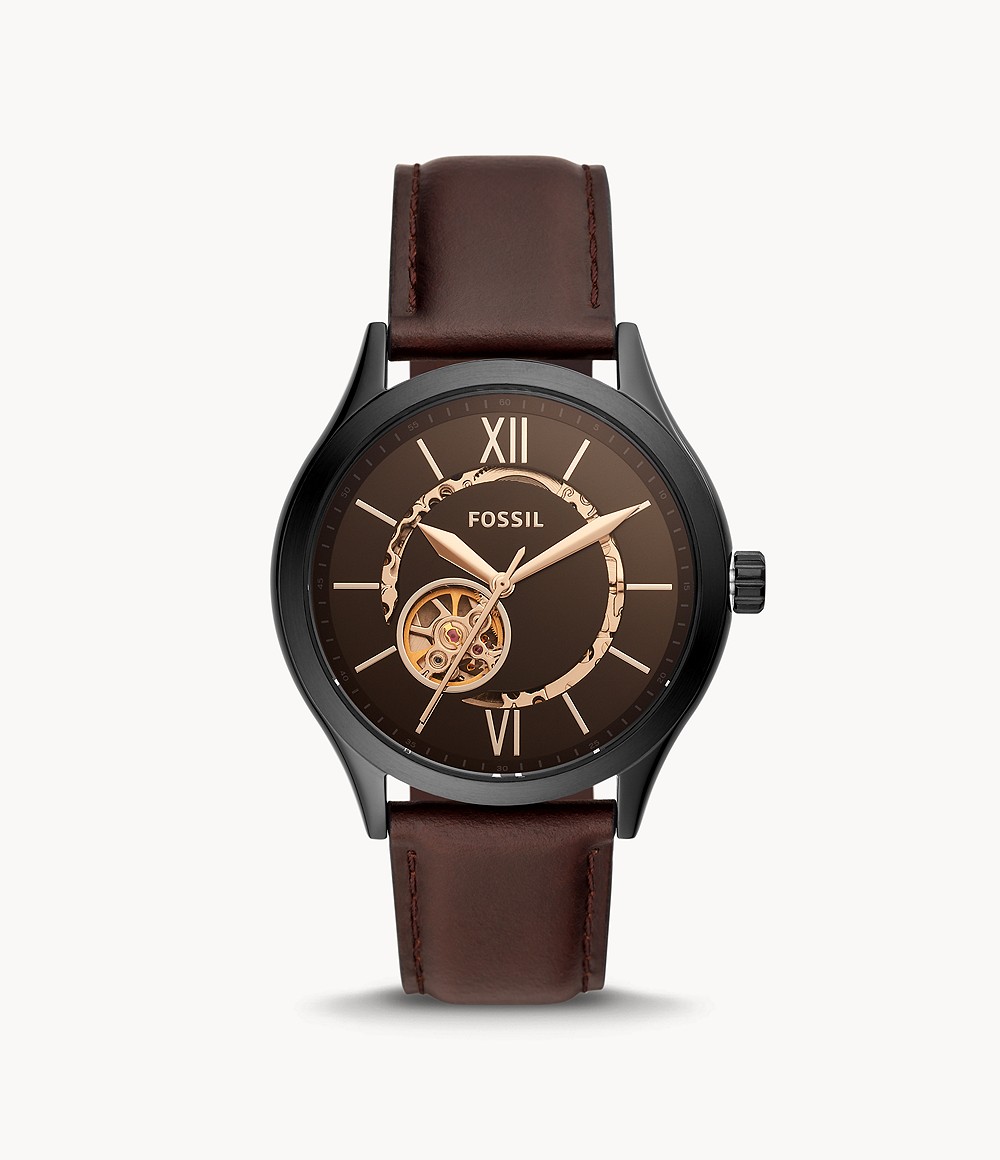 Fenmore Automatic Brown Leather Watch