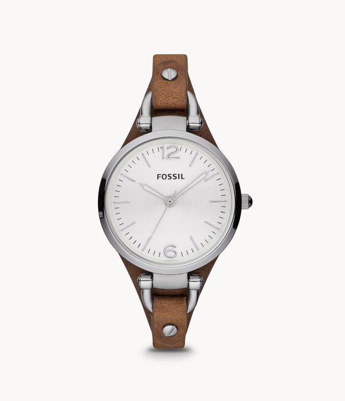 Georgia Brown Leather Watch