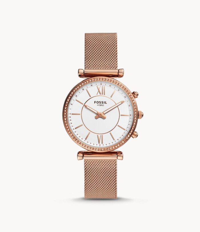 Hybrid Smartwatch Carlie Rose Gold-Tone Stainless Steel jewelry