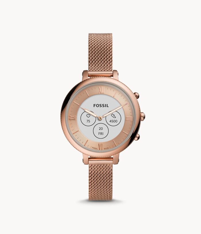 Hybrid Smartwatch Hr Monroe Rose Gold-Tone Stainless Steel