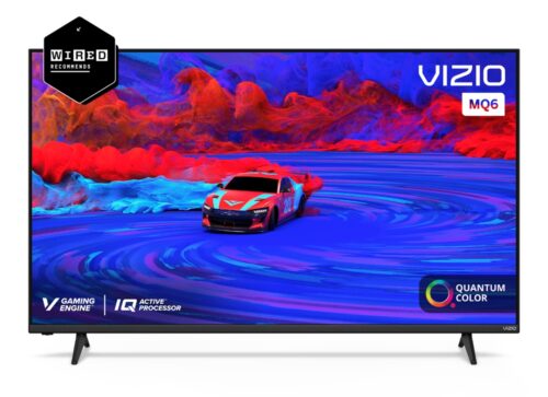M55Q6-J01 54.50 in. Class 4k HDR Smart TV, Black