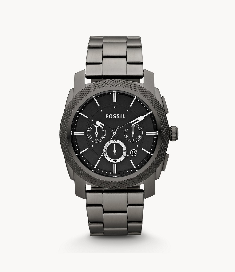 Machine Chronograph Smoke Stainless Steel Watch