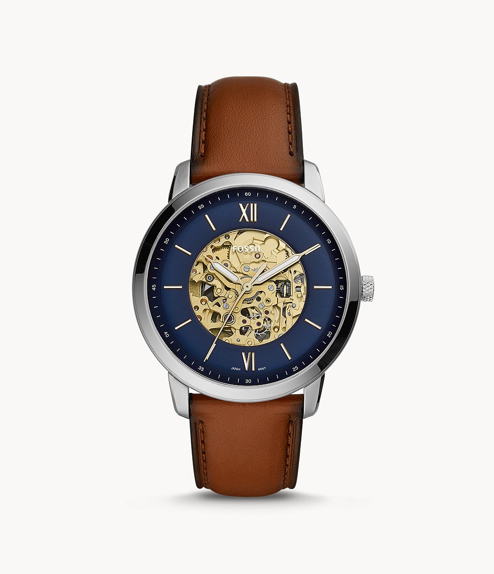 Neutra Automatic Luggage Leather Watch jewelry