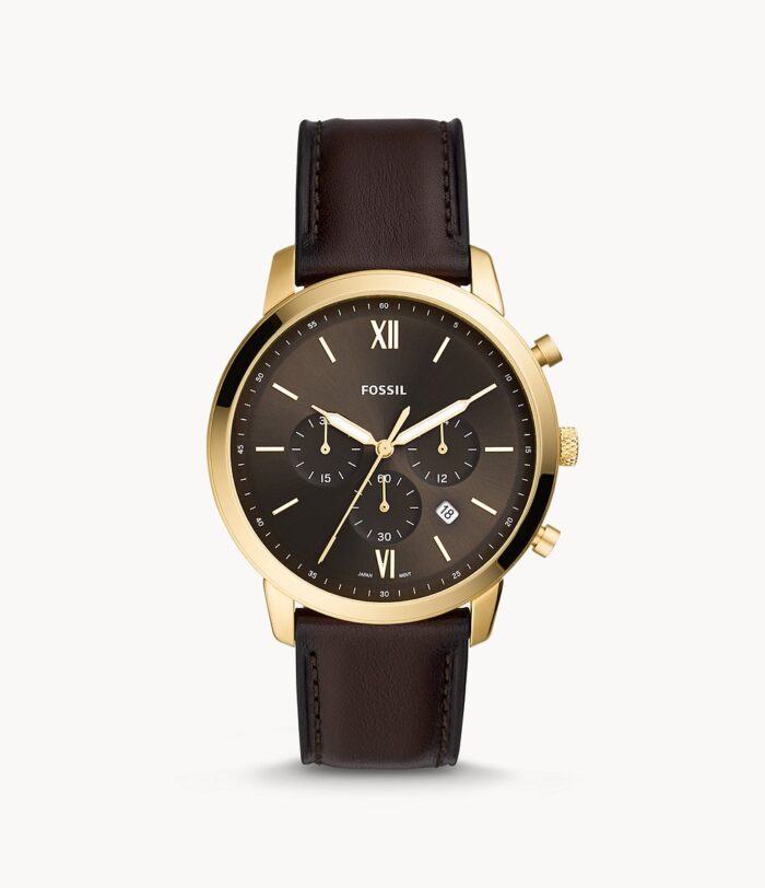 Neutra Chronograph Brown Leather Watch