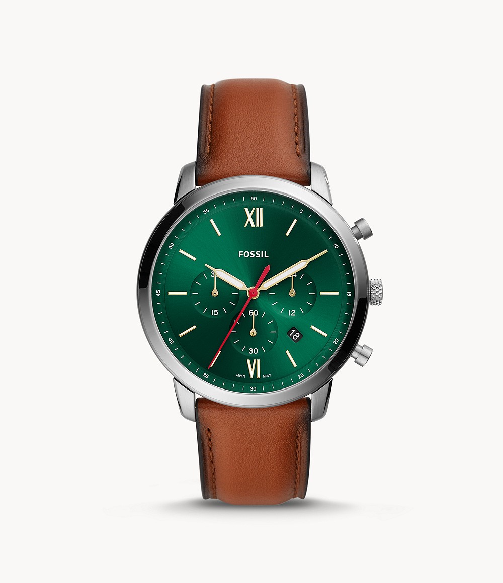 Neutra Chronograph Luggage Leather Watch