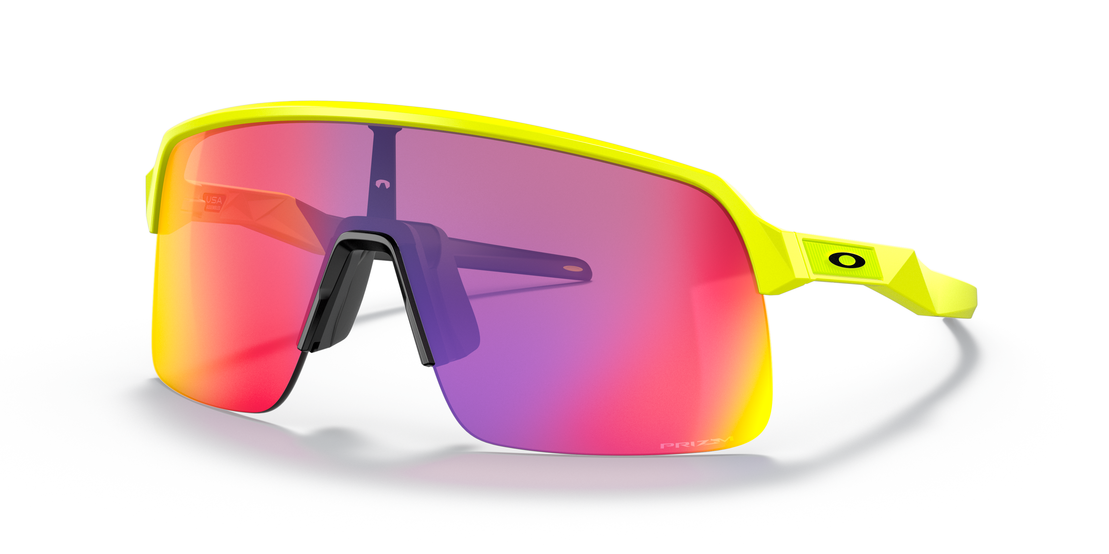 Oakley Men's Sutro Lite (low Bridge Fit) Neon Yellow Collection Sunglasses