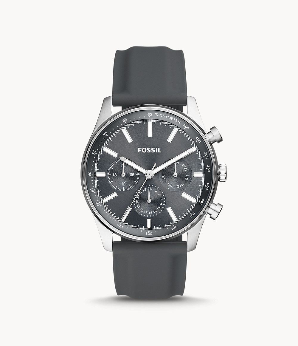 Sullivan Multifunction Gray Silicone Watch