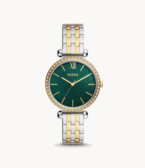 Tillie Three-Hand Two-Tone Stainless Steel Watch