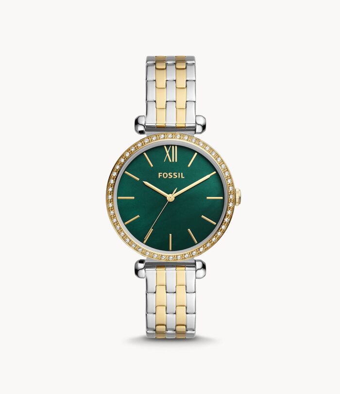 Tillie Three-Hand Two-Tone Stainless Steel Watch