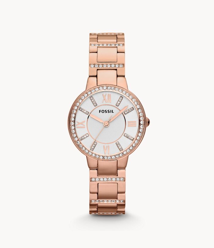 Virginia Rose-Tone Stainless Steel Watch