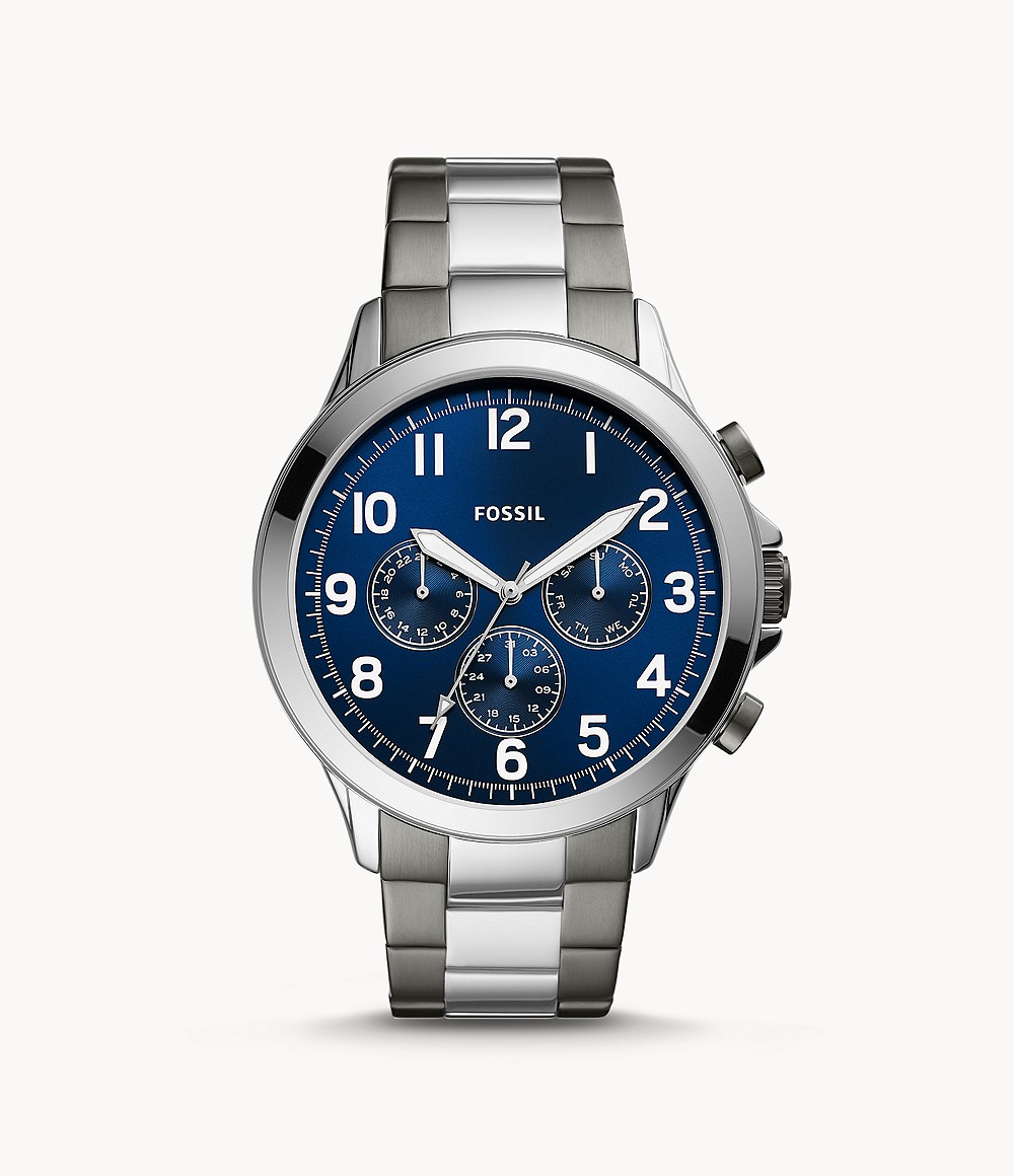 Yorke Multifunction Two-Tone Stainless Steel Watch