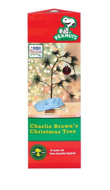 87770 Peanuts Charlie Brown Christmas Tree with Linus Blanket 24 in.