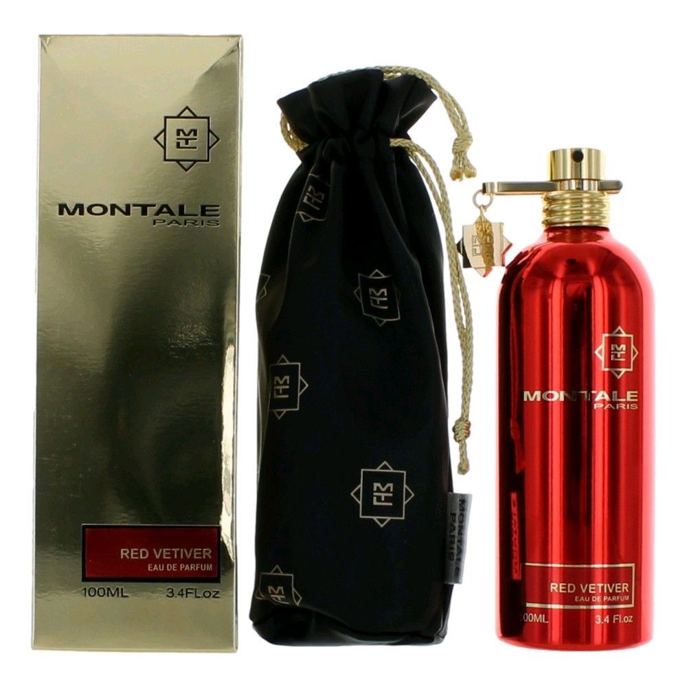 Montale Red Vetiver by Montale, 3.4 oz EDP Spray for Men