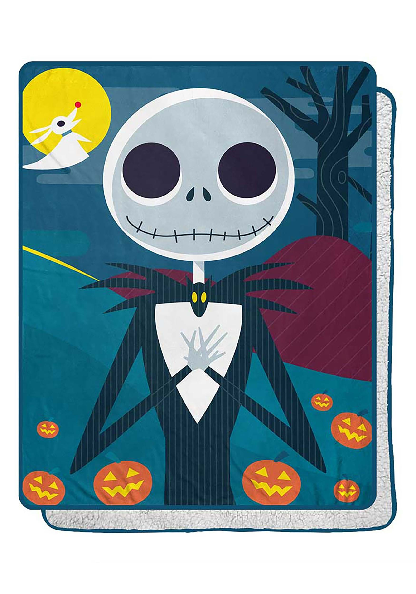 Nightmare Before Christmas Night Stroll 40"x50" Sherpa Blanket