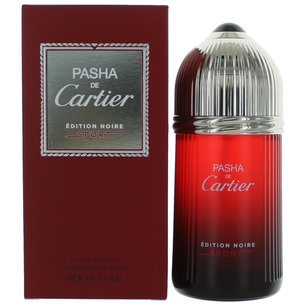 Pasha Noire Sport by Cartier, 3.4 oz EDT Spray for Men